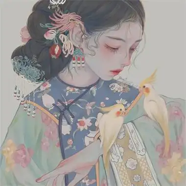 头像的画风将古风美女们的冷艳,娇弱,柔美等等特质提现的淋漓尽致