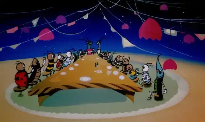 黑猫警长:螳螂姑娘结婚啦,好幸福呀,婚礼邀请了好多朋友