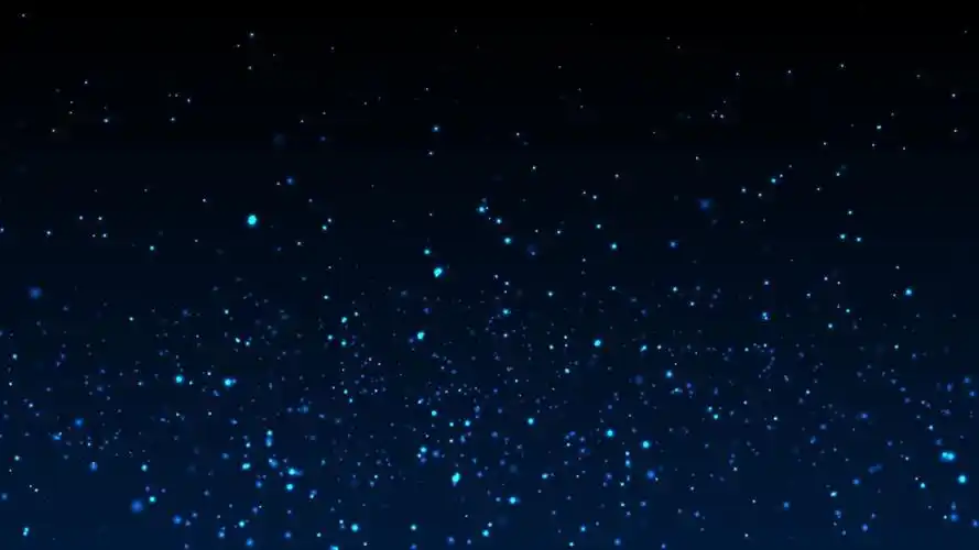 蓝色魔法粒子光斑颗粒光晕星光背景动画大屏幕舞台led背景视频素材