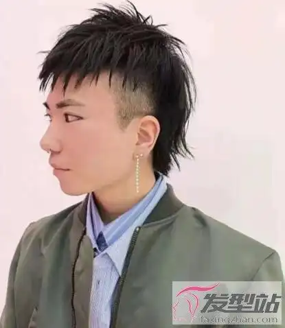 男士掏空发型干练酷炫男人味