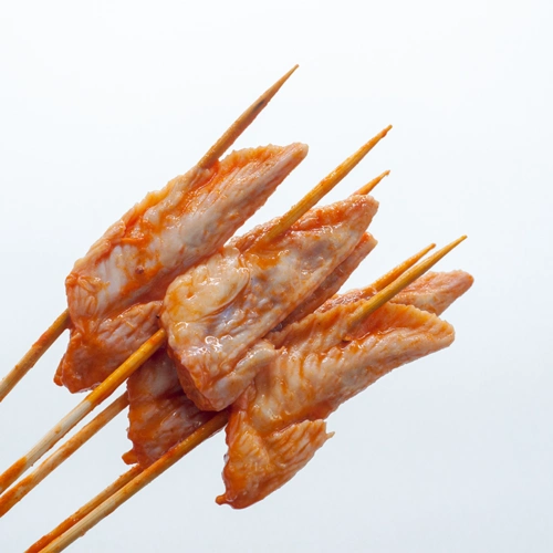 鸡翅尖串烧烤油炸奥尔良新鲜半成品冷冻卤味1000串生鸡翅