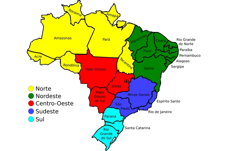 巴西行政区划