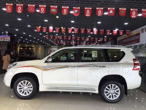 威玛泰适用于10-21新款霸道车身拉花普拉多彩条2700整车装饰腰线车