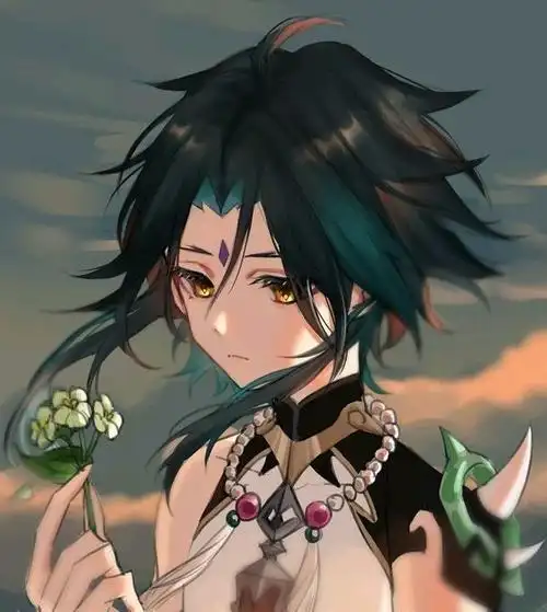 原神魈头像帅气