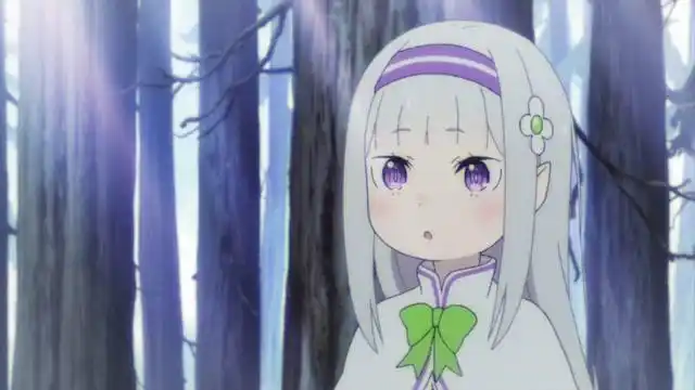 爱蜜莉雅小时候调皮可爱