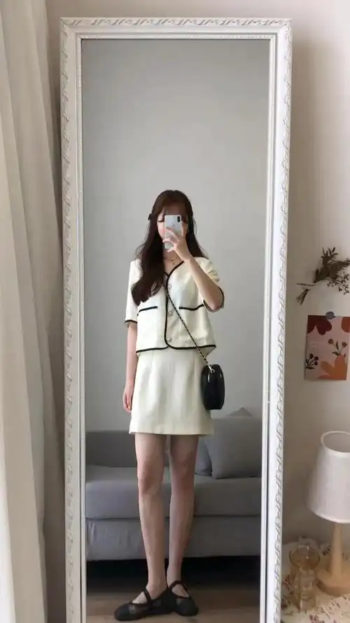 160小个子女生韩系穿搭甜参考