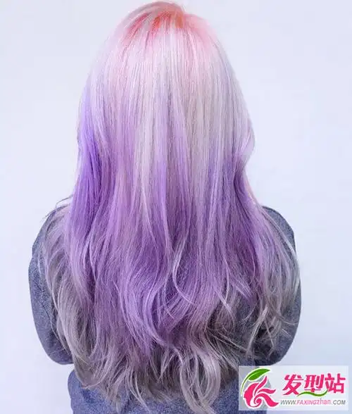 粉色 | 白色 | 紫色 | 灰色最全彩色渐变染发搭配方案,夏天不染发要
