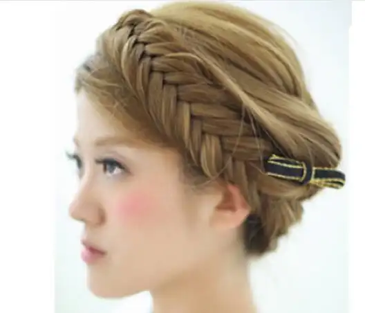 俄罗斯环绕式编发盘发图片 环绕式编发盘发好看吗