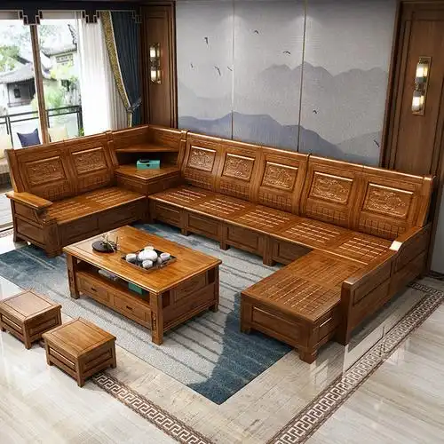 香樟实木沙发