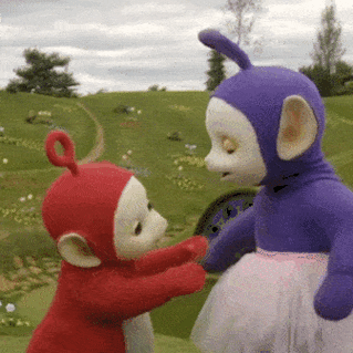 时不时用拉拉的表情包皮一下,就连哭穷时也要用天线宝宝,还要以天线