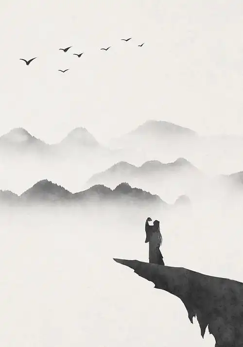 中国风插画古代饮酒诗人图片