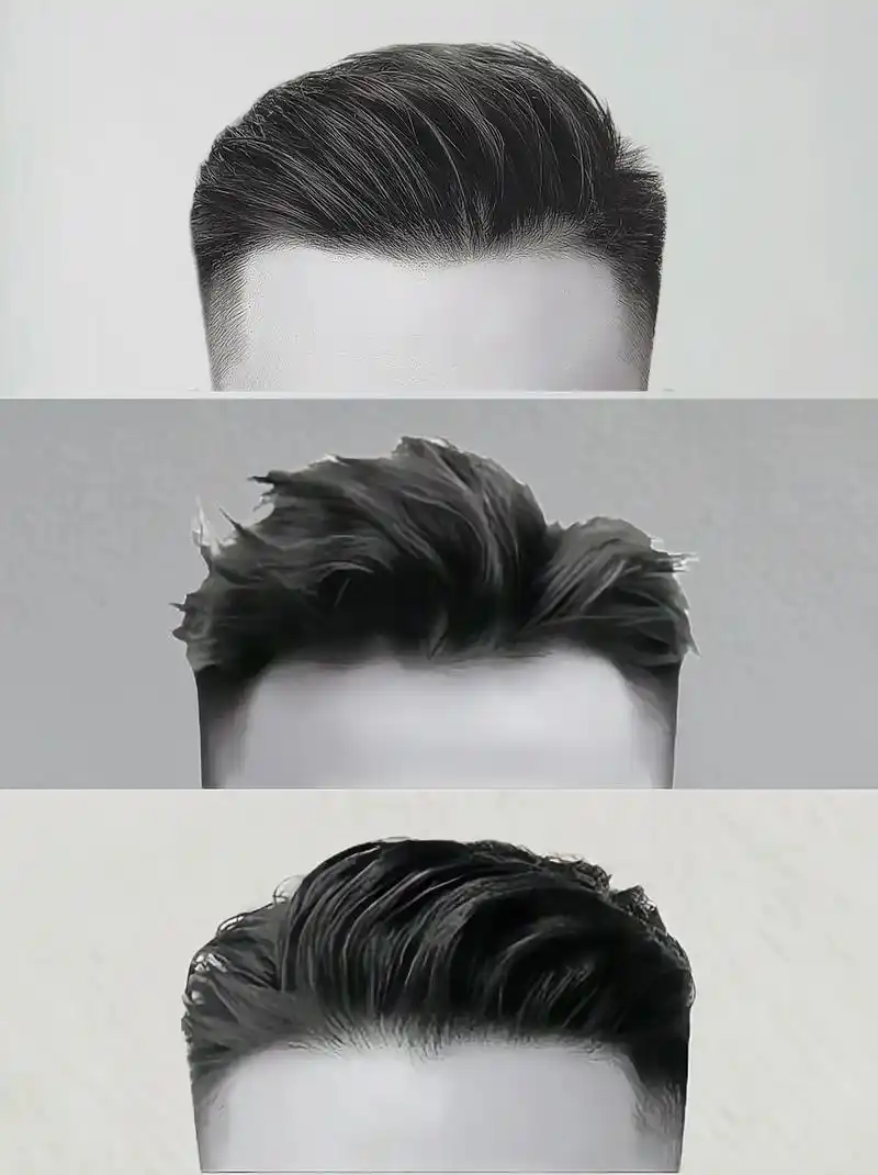 非常成熟稳重男士发型,今天