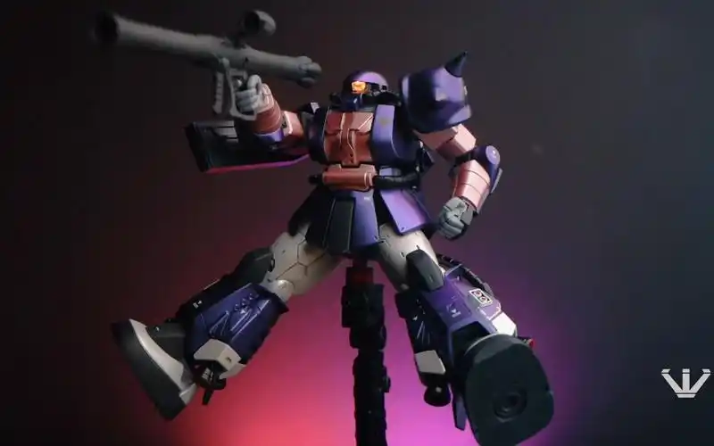 leo nel builds 扎古黑色三连星制作过程 撸胶才是男人的乐趣!