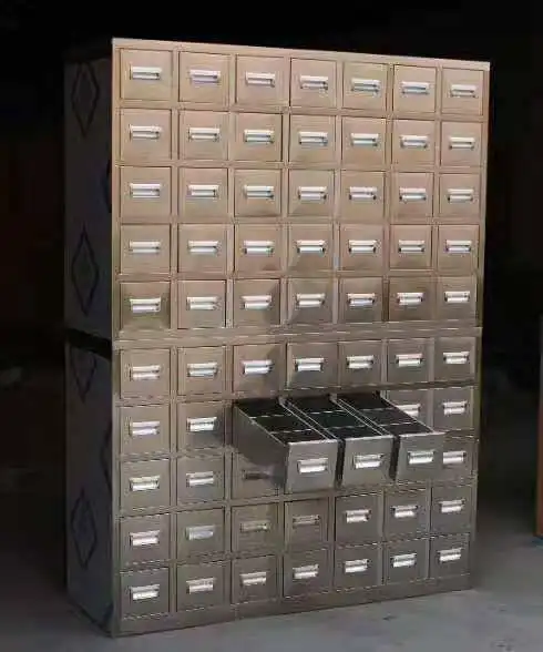 不锈钢中药柜经济型中式中医诊所多抽屉药柜钢制调剂台中药橱定制