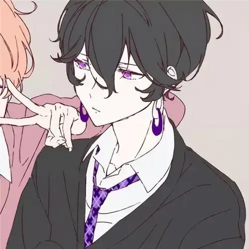 帅气动漫兄弟基友头像一左一右图片