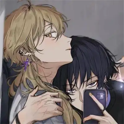 动漫一攻一受男男情头图片 2023男男兄弟微信头像图片合集_男生头像