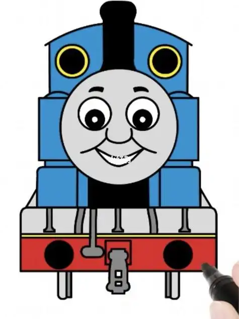 托马斯简笔画詹姆士