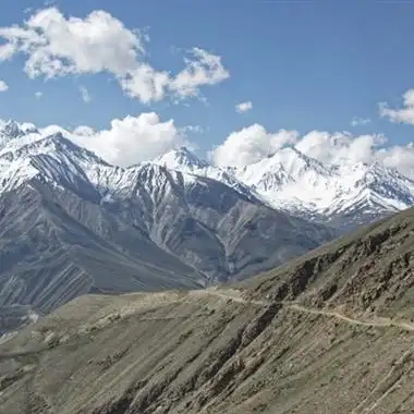 巍峨秀丽的雪山风景微信头像图片