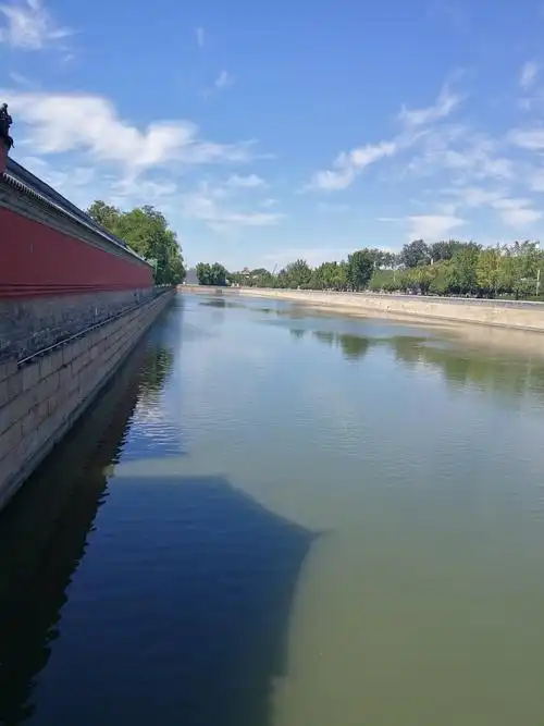 故宫外的护城河
