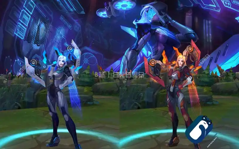 【英雄联盟】源计划:联合 艾希(寒冰) t2皮肤/红莲之弓神话炫彩 特效&