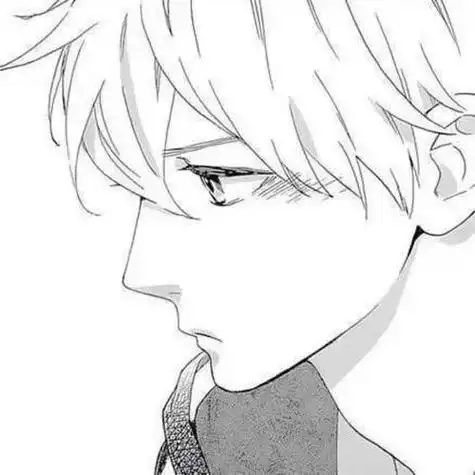 0724黑白系动漫情侣头像男生头像 卡通男头动漫 二次元 头像 女生女生