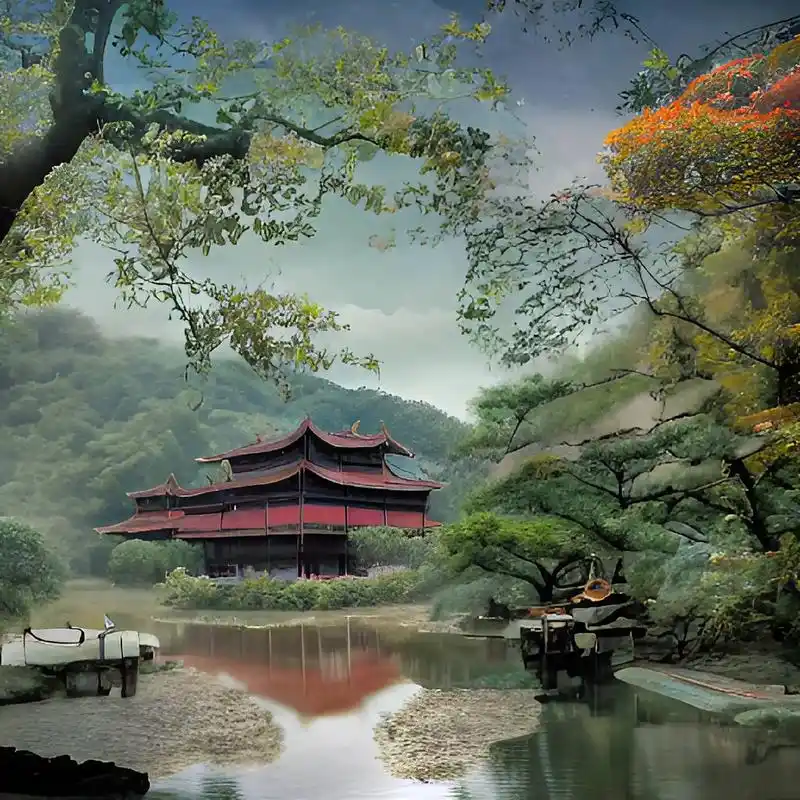 水何澹澹,山岛竦峙.该分享给谁#图文伙伴计划 #古风#风景 - 抖音