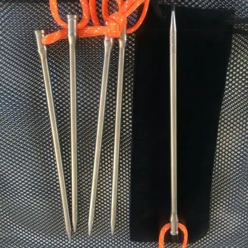 钛户外用帐篷钉钛钉轻便携带合金钛钉子钛异型加工件定制