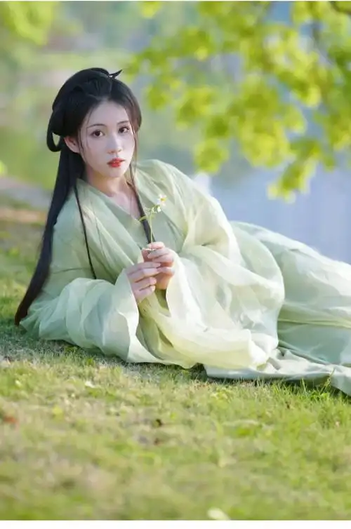 汉服女仙气古风古装成年人超仙夏天轻薄凉快直裾学生拍照全套民族sn