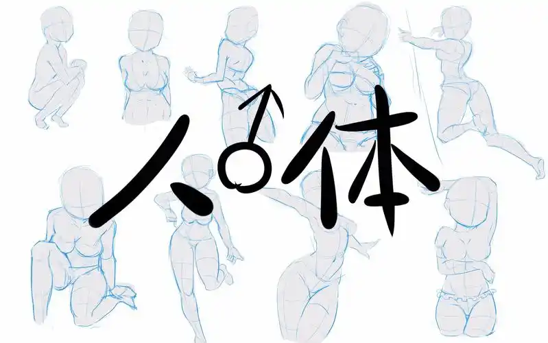 【三月菌】板绘人体练习 十倍速