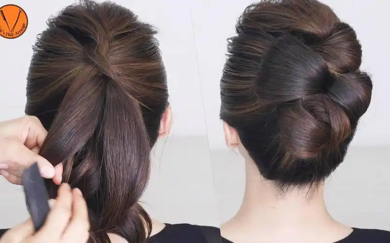 高贵 气质 盘发 适合 扁头 女生