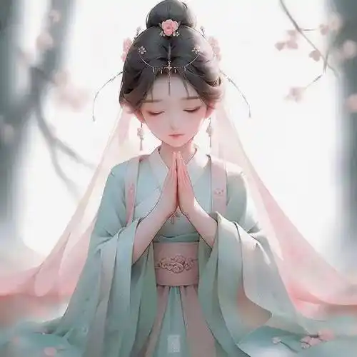 【精选古风头像】唯美古风:祈愿少女