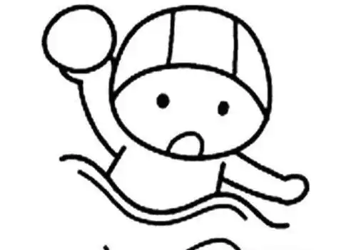 游泳简笔画游泳简笔画儿童画
