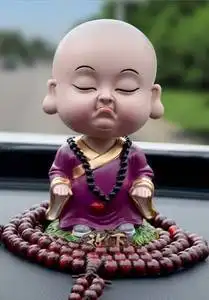 【汽车摆件卡通佛摇头公仔小和尚图片】汽车摆件卡通佛摇头公仔小和尚