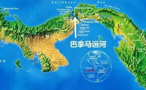 国在中美洲的巴拿马地峡上,东连哥伦比亚,南濒太平洋,西接哥斯达黎加