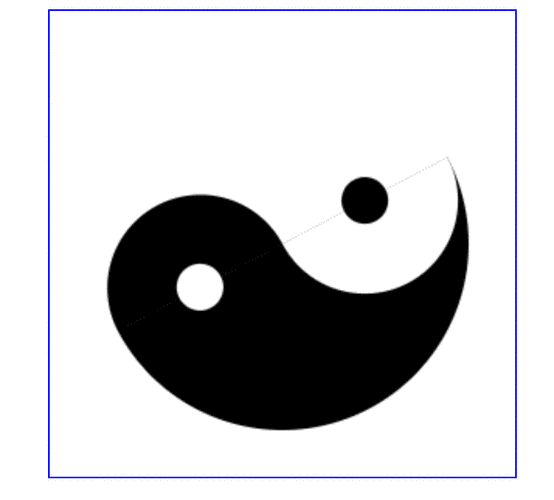 制作html的旋转太极图