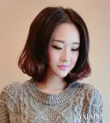 平肩发型图片几款简单而有个性的烫发发型