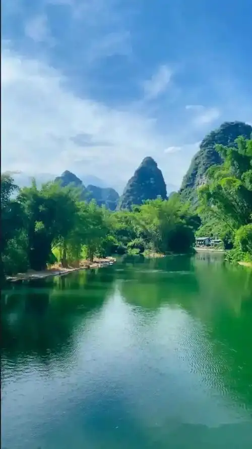 美丽山水图片超清,高清山水画图片大全