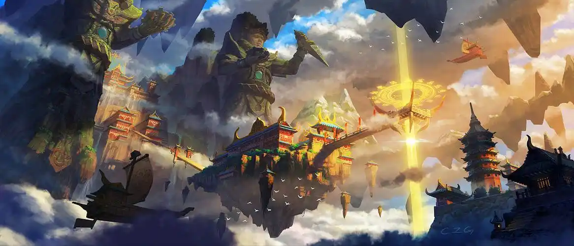 人界进入仙界的大门,凡人修成仙后也是通过此门进入九重天