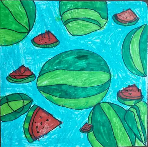 段可馨小朋友幼儿园期间美术作品合集(4至5岁)