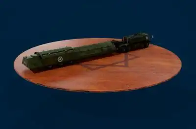 次世代写实美国代号"侏儒"mgm-134小型洲际弹道导弹模型