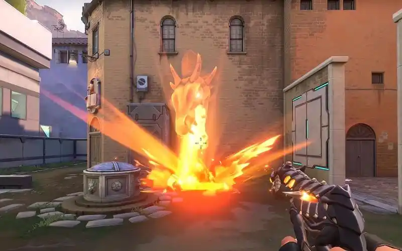 【游戏特效】【参考】【无畏契约】valorant 至尊龙焰 击杀特效演示_