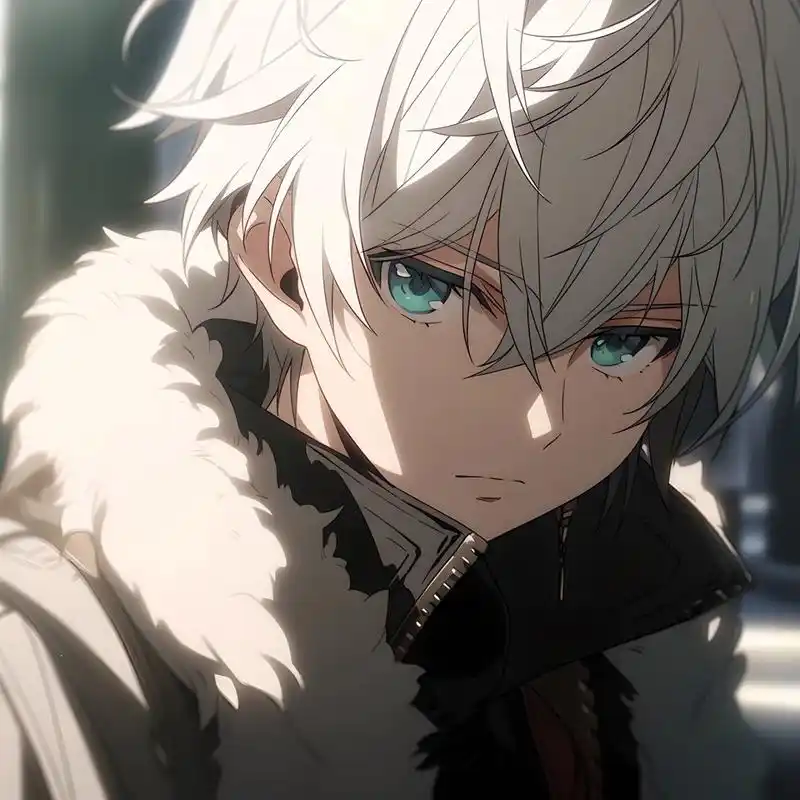 5250白发蓝瞳动漫头像5250 白毛控在哪,让我看到你们的双手