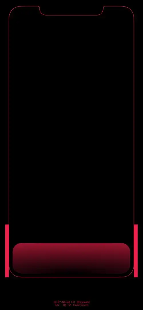 iphone xs max发光多彩dock栏壁纸 苹果xs max发光壁纸大全