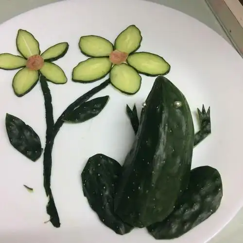 广州味道ice做的蔬果创意黄瓜青蛙