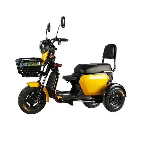 接送小孩子 电动三轮车家用小型迷你女士电瓶代步车不倒翁