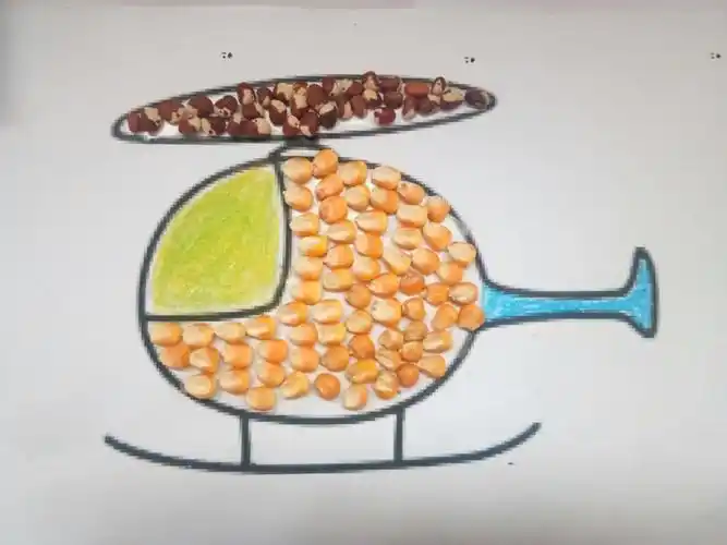 幼儿园】(通用版)3月18日"停课不停学"课程——手工《五谷粘贴画》