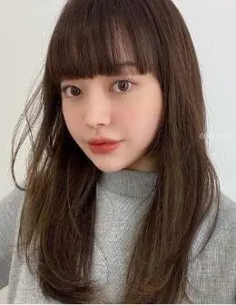 齐刘海_最新齐刘海_齐刘海图片_ 女士刘海 _发型站