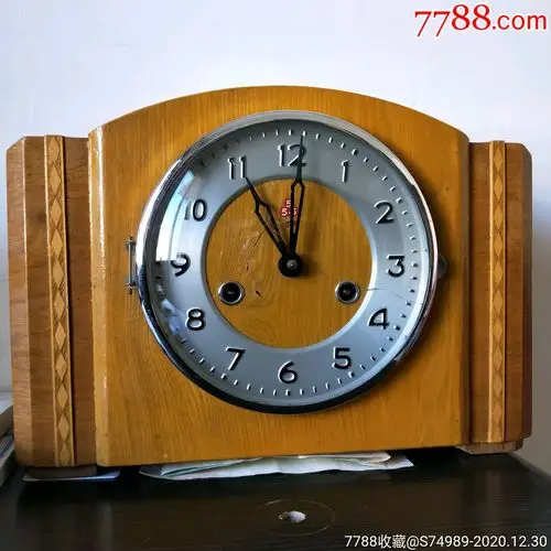 三五牌台钟座钟555报时钟表15天北京亨得利钟表店_价格260元【民间