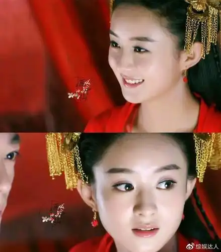 《花千骨》里的红妆,可爱娇俏,让人想要捧在手心,赵丽颖在《蜀山战纪