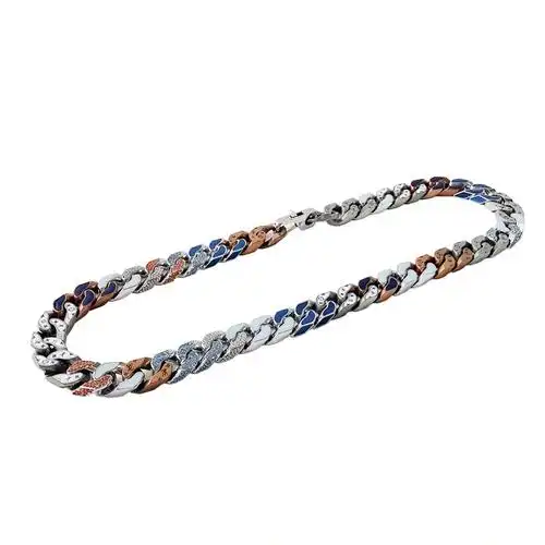 lv chain links patches 蓝钻古巴项链